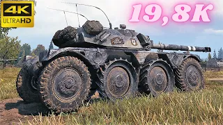 Panhard EBR 105 - 19,8K Spot Damage World of Tanks Replays ,WOT tank games