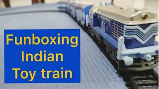 #unboxing Indian Toy Train I #toytrain I #Indiantoytrain racing Rajdhaani vs Shan-e-Punjab