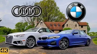 SPORTS SEDAN SHOOTOUT -- 2019 Audi A4 vs. 2019 BMW 3-Series: Comparison