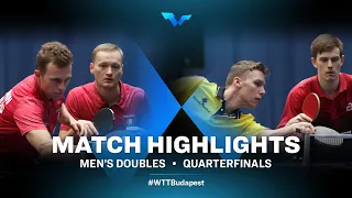 Pavel Platonov/Aleksandr Khanin vs Tobias Hippler/Kilian Ort | WTT Contender Budapest 2021 (1/4)