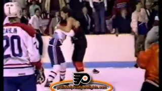 May 14, 1987 Philadelphia Flyers vs Montreal Canadiens PREGAME BRAWL