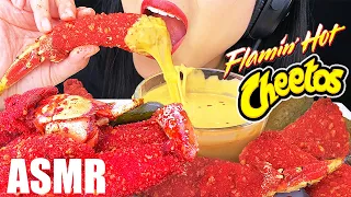 ASMR POPULAR CHEESY HOT CHEETOS FOOD (KING CRAB, LOBSTER TAIL, CHICKEN NUGGETS) | ASMR Phan