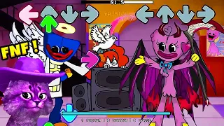 ANGEL HUGGY WUGGY vs EVIL KISSY MISSY FNF (New Characters) Poppy Playtime Chapter 2 MOD