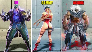 Street Fighter 6 - ALL Characters (+ DLC) Taunts, Draw & Round Win Poses