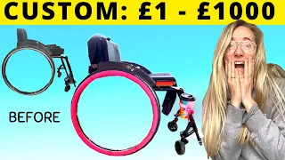 ♿️PIMP YOUR WHEELCHAIR FROM £1 - £1000