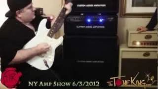 CAA PT-100 vs. OD-100 Shoot-Out!  NY Amp Show 2012 - Custom Audio Amplifiers PT100 vs OD100