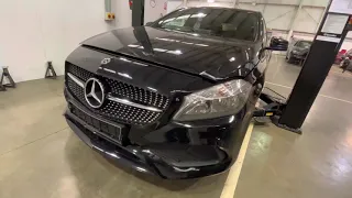 Mercedes a class: How to remove front bumper (w176)