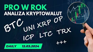 Spotkanie daily grupy PRO-w-ROK - 2024.03.12 - BTC  UNI  XRP  OP  ICP  LTC  TRX