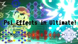 Lucas' and Ness' PSI Effects in Super Smash Bros. Ultimate