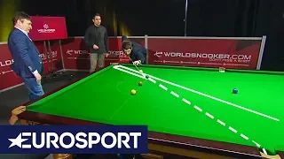 Ronnie O'Sullivan and Jimmy White: How to Hit a Screw Back Special | Eurosport