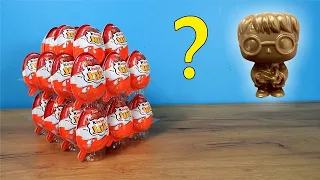 ¡Buscando al Harry Potter DORADO en una caja de huevos Kinder!