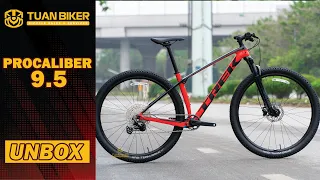 TREK PROCALIBER 9.5 RED COLOR UNBOXING | UNBOX | TUANBIKER