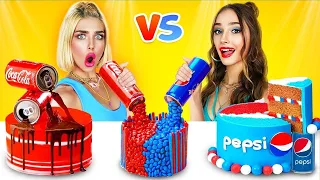 Increíble Desafío de Decoración De Pasteles | PASTEL VS REAL Comida Barata VS Cara por RATATA POWER