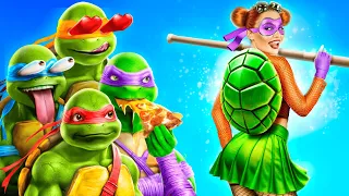 Ninja Turtle Extreme Makeover! TMNT in Real Life!