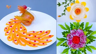 Most Satisfying Food Arts Ever | Beautiful Garnishes & Designs