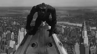 king kong climbs the Empire State building remastered