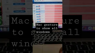 MacBook Trackpad Gesture: Open Mission Control & View All Opened Windows | Mac Tips