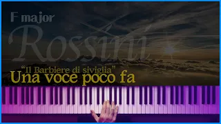 (Fmaj) Una voce poco fa - G.A.Rossini (accompaniment) | 반주는 피아노튼