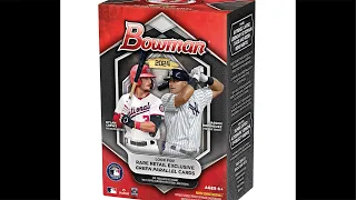 2024 Bowman Blaster Boxes (6) Double Header Night Game #2