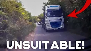 UNBELIEVABLE UK LORRY DRIVERS | Witness Police Chase While Driving Lorry, Stuck On Narrow Road! #26