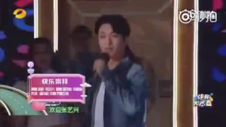 [170715] Happy Camp - Trương Nghệ Hưng & Ngô Hân hát 《Sùng bái vui vẻ》 của Phan Vỹ Bá