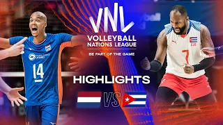 🇳🇱 NED vs. 🇨🇺 CUB - Highlights Week 1 | Men's VNL 2023