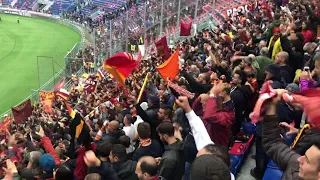 Bologna Roma 1-2 delirio settore ospiti 22/09/2019 💛❤️