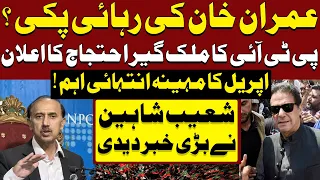 Kaptan Ki Rihai? PTI Calls For Country Wide Protest | Month Of April Is Important | Shoaib Shaheen