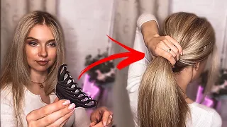 ПРИЧЕСКИ С КРАБИКОМ НА ОЧЕНЬ ГУСТЫЕ И ПЫШНЫЕ ВОЛОСЫ  EASY CLAW CLIP HAIRSTYLES FOR THICK HAIR 90s