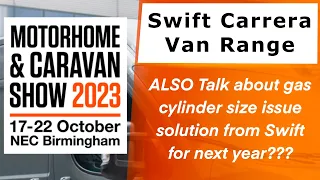 NEC Motorhome and Caravan Show Oct 2023 Inc Swift Carrera Range