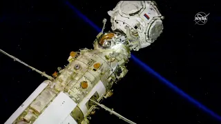 See cosmonauts spacewalk outside Space Station's Nauka module