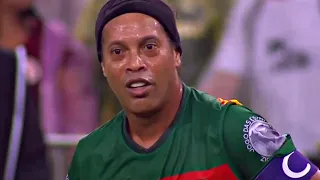 MESMO VELHO E APOSENTADO, OLHA OQUE RONALDINHO APRONTOU NESSE AMISTOSO PELO RIO GRANDE DO SUL 2024