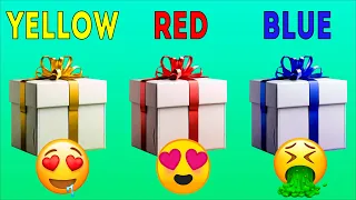 choose your gift box | Yellow Red or Blue??