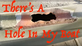 Fiberglass Boat Repair | There's A Hole In My Boat | Broken Pilot House Part 7