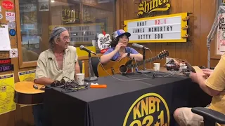 Betty Soo and James McMurtry in the KNBT Shiner Bock Studios with Mattson Rainer