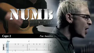 Numb - Linkin Park - Fingerstyle Guitar TAB Chords