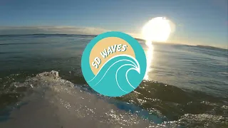 Surfing Choppy Waves on the Retro Fish | Coronado Shores | 12.30.21
