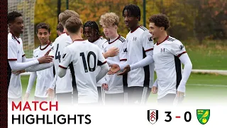 Fulham U18 3-0 Norwich U18 | Premier League South | Young Whites Climb To Second!