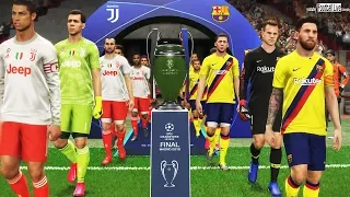 PES 2019 | Barcelona vs Juventus | Final UEFA Champions League | Messi vs Ronaldo | Gameplay PC