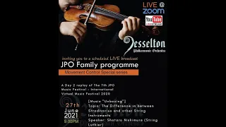 Jesselton Philharmonic Orchestra Broadcast - Shotaro Nishimura (String Luthier)