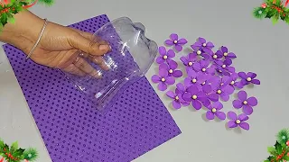 Unique Economical Christmas decoration idea with Plastic Bottle | DIY Christmas craft idea🎄53