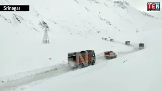 Zojila Pass opened even in January, vehicles running from Srinagar to Ladakh even in minus 27 degree