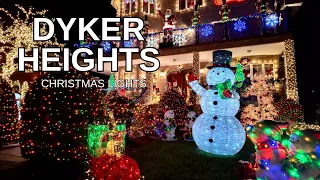 NEW YORK CITY Walking Tour [4K] - BROOKLYN / DYKER HEIGHTS - Christmas Lights