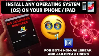 Install any OS on iPhone/iPad| Install Windows on ios|Windows xp on iPhone/iPad| utm virtual machine