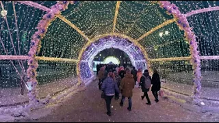 Merry Christmas in Moscow. 360 video