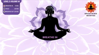 Guided Breathing mantra (9 - 18 - 18) Pranayama Breathing Exercise Level 2 vol 44