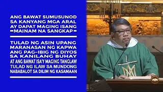 Timeless Wisdom | Homily | Mainam na Sangkap | Tue 10thWk Ord Time | Fr Lauro de Dios OP