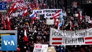 Thousands Protest in Vienna Against COVID-19 Restrictions