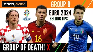 "This is the GROUP OF DEATH!" 🪦| Euro 2024 betting preview — Group B
