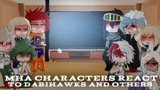 MHA Characters react to Dabihawks and other (videos) || 1K Special